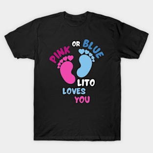 Pink or Blue Lito Loves You T-Shirt